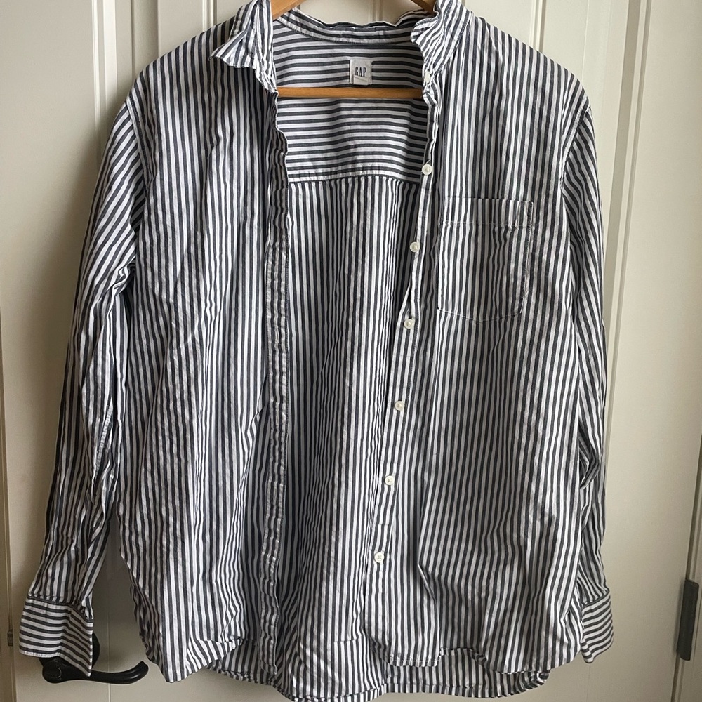 GAP pinstriped button down